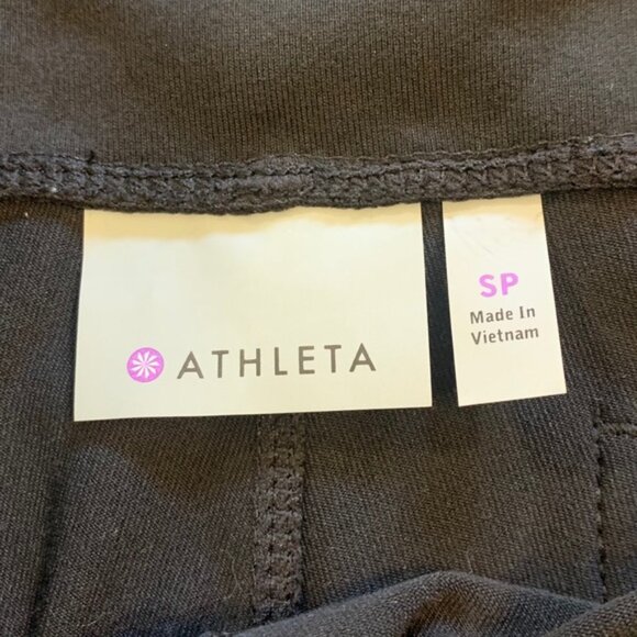 Athleta Black Metro High Waisted Leggings I Sz SP - Picture 5 of 5